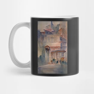 Hill House Watercolor Dream Art Mug